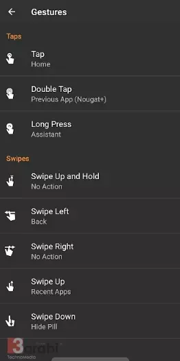 تطبيق Navigation Gestures للحصول على حركات السحب و التنقل مثل هاتف ايفون X و اندرويد P