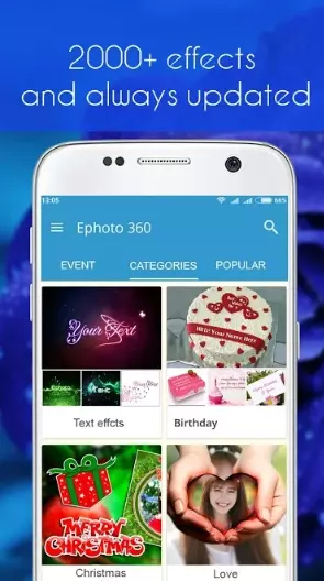 تطبيق Ephoto 360 افضل تطبيق للتعديل على الصور و اضافة التأثيرات المتنوعة للاندرويد و ال iOS