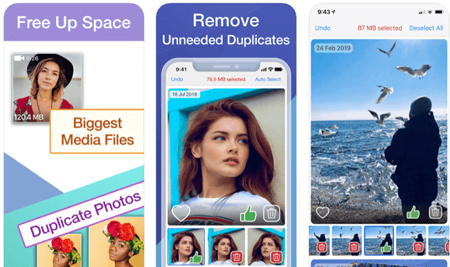 تطبيق Cleaner for Media Files تطبيقات لتحرير مساحة إضافية في هواتف الآيفون