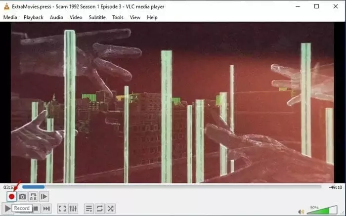 قص مقاطع الفيديو عبر برنامج VLC 