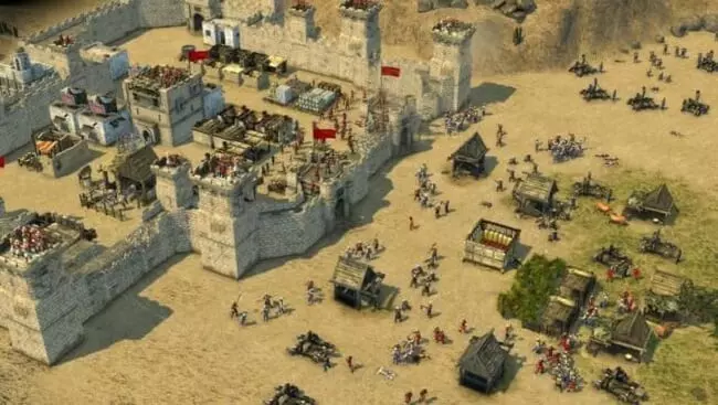 لعبة Stronghold Crusader ألعاب استراتيجية للحاسوب