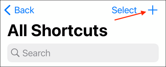 تطبيق Shortcuts