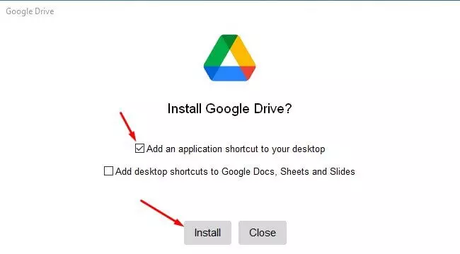إضافة قرص خاص بخدمة Google Drive إلى مستكشف الملفات