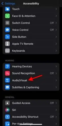 أصوات الخلفية في نظام iOS 15 1
