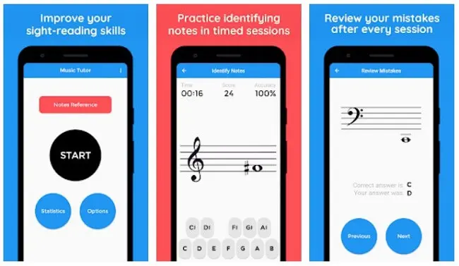 تطبيق Music tutor sight read