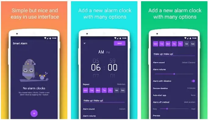 تطبيق Smart Alarm Clock