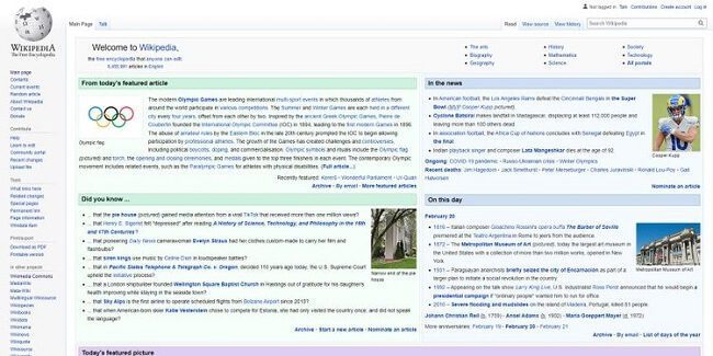 ابدأ بالبحث مع ويكيبيديا البحث عبر الانترنت