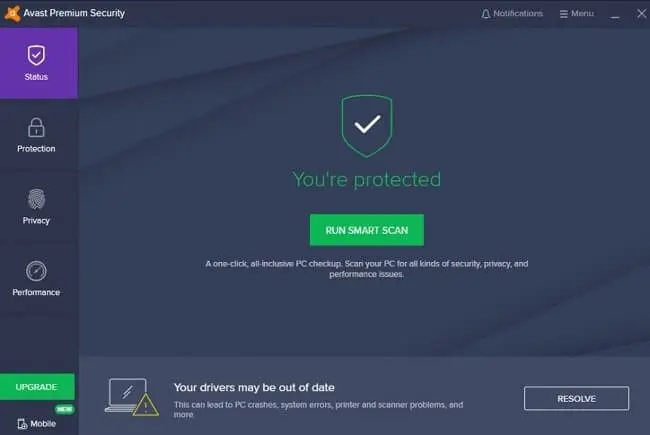 برنامج Avast Premium Security