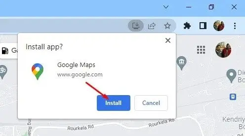 تنزيل برنامج خرائط جوجل للكمبيوتر من خلال متصفح Google Chrome 2