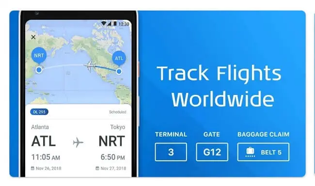تطبيق The Flight Tracker