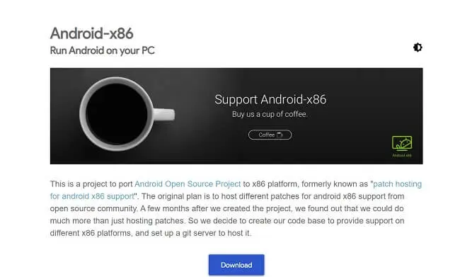 برنامج Android-x86