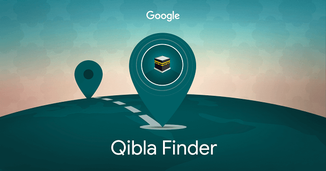 تطبيق qiblafinder من جوجل