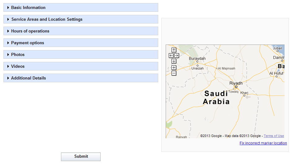 Google maps registration1 خرائط جوجل (Google Maps)، لمشروعك عنوان، ضعه الان، ليظهر بالمجان، لزبائنك حسب المكان.