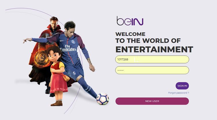 طريقة تسجيل الدخول الجديدة الى حساب beIN Sports لتجديد الاشتراك