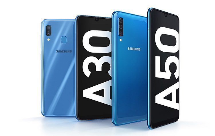 هواتف جديدة من سامسونج Galaxy A50 و A30 ببطارية سعة 4000