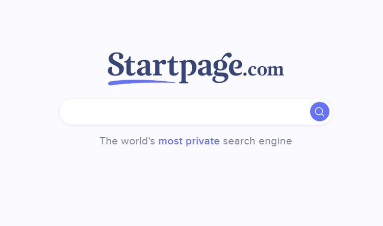 محرك بحث ويب Startpage