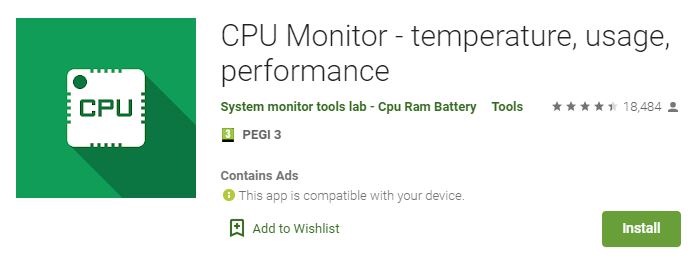 تحميل تطبيق CPU Monitor