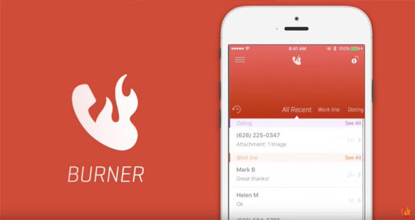 تطبيق Burner Smart Phone Numbers