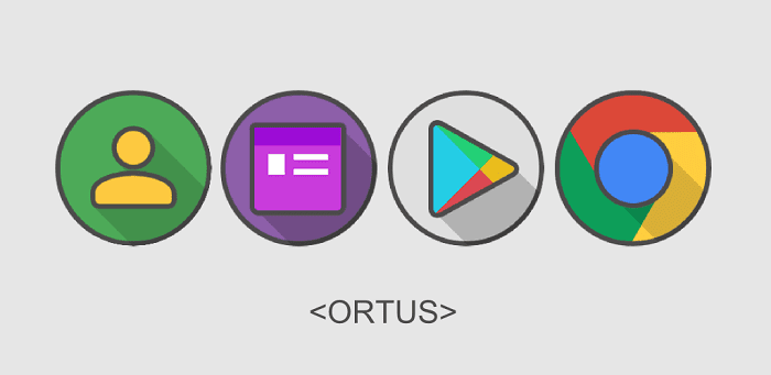 تطبيق Ortus Square Icon Pack‏-min تطبيقات أندرويد لتخصيص أيقونات التطبيقات