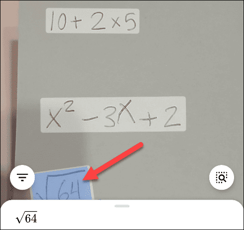 حل المسائل الرياضية باستخدام Google Lens 1