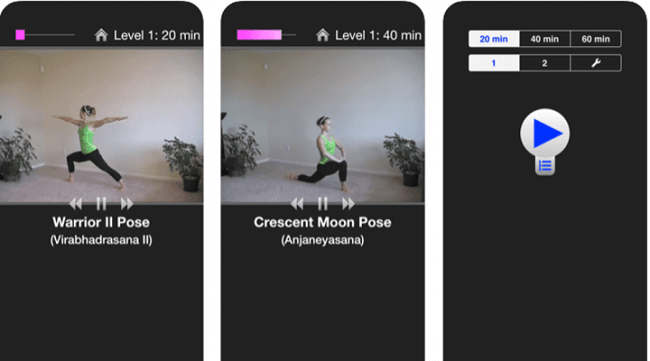 تطبيق Simply yoga تطبيقات لممارسة رياضة اليوجا من المنزل