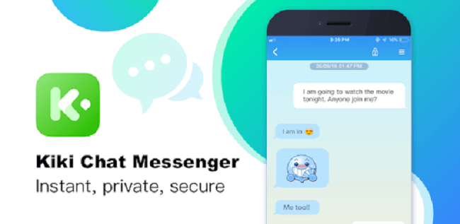 تطبيق kiki chat messenger