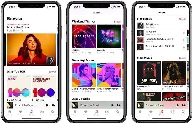 تطبيق Apple Music