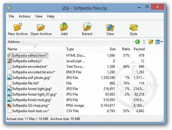برنامج jZip