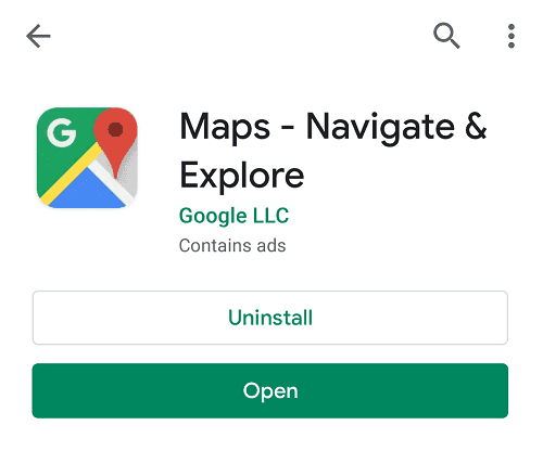 تحديث تطبيق خرائط جوجل Google Maps