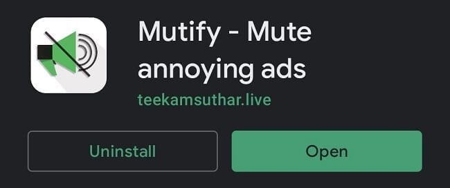 استخدام تطبيق Mutify