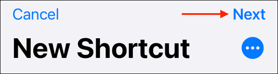 تطبيق Shortcuts 5