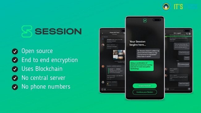 تطبيق Session Private Messenger