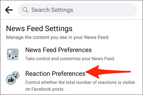 طريقة إخفاء عدد الإعجابات في تطبيق Facebook 4