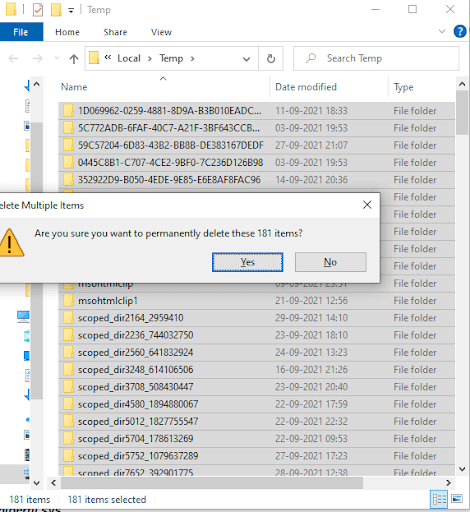 الملفات والمجلدات التي يمكنك حذفها في Windows 10