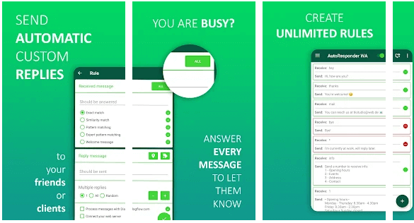 تطبيق AutoResponder for WhatsApp تطبيقات الرد التلقائي