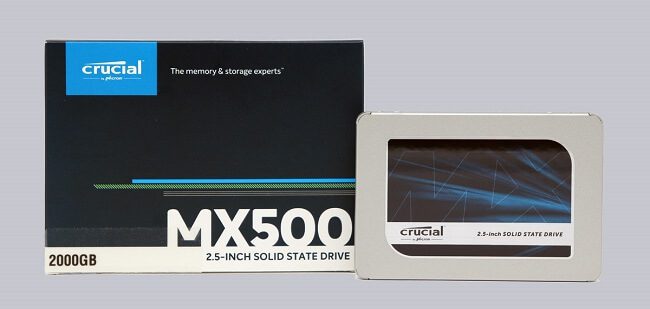 هارديسك Crucial MX500 (500 GB SATA) و Western Digital WD Blue 3D NAND