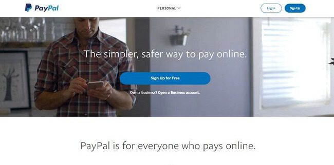 خدمة PayPal