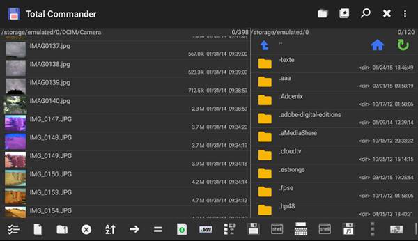تطبيق Total Commander تطبيقات لإدارة الملفات لشاشات اندرويد Tv أفضل 5 تطبيقات إدارة الملفات للشاشات اندرويد 