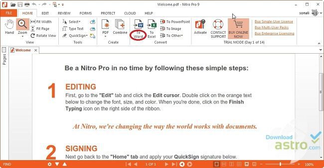 تنزيل برنامج Nitro Reader