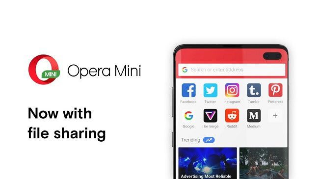 تطبيق Opera Mini