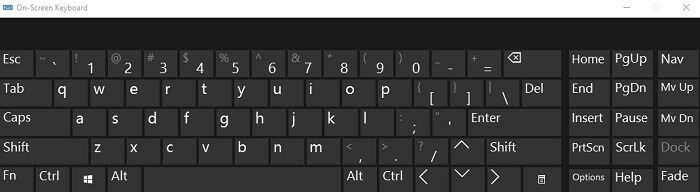 تطبيق Microsoft On-Screen Keyboard
