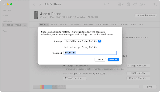 استخدم تطبيق iTunes لاستعادة رسائل البريد الصوتي المحذوفة 1