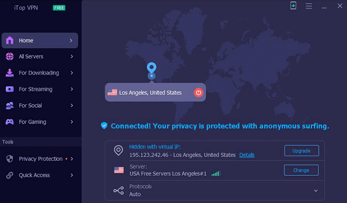 تحميل برنامج iTop VPN لتجربة تصفح آمنة